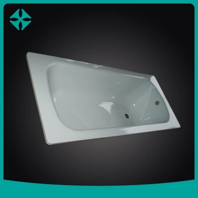 CE Stainless Steel Drop in Bathtub Simple Used Steel Enamel Bath Tub