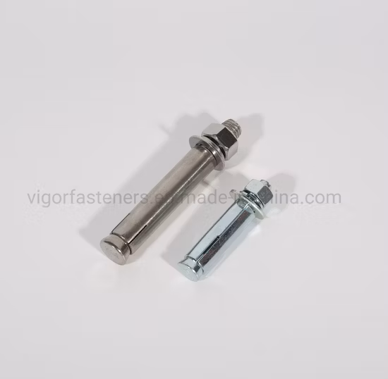 Metal Frame Wall Plug Hex Nut /Flat Washer and Spring Washer Sleeve Anchor for Construction