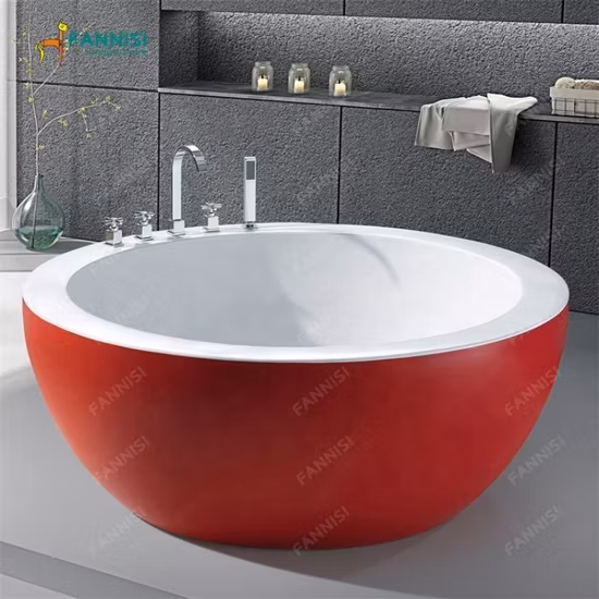 2020 Aquabela Ce/Cupc Luxury Acrylic Purple Bronze Color Soaking Clawfoot Bathroom Bathtub (JL6905)