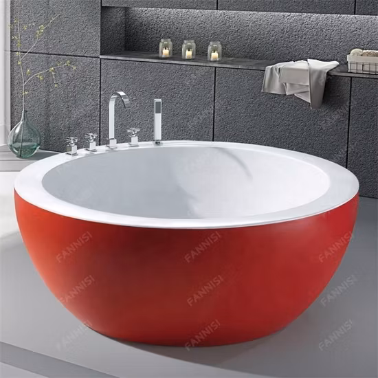 2020 Aquabela Ce/Cupc Luxury Acrylic Purple Bronze Color Soaking Clawfoot Bathroom Bathtub (JL6905)