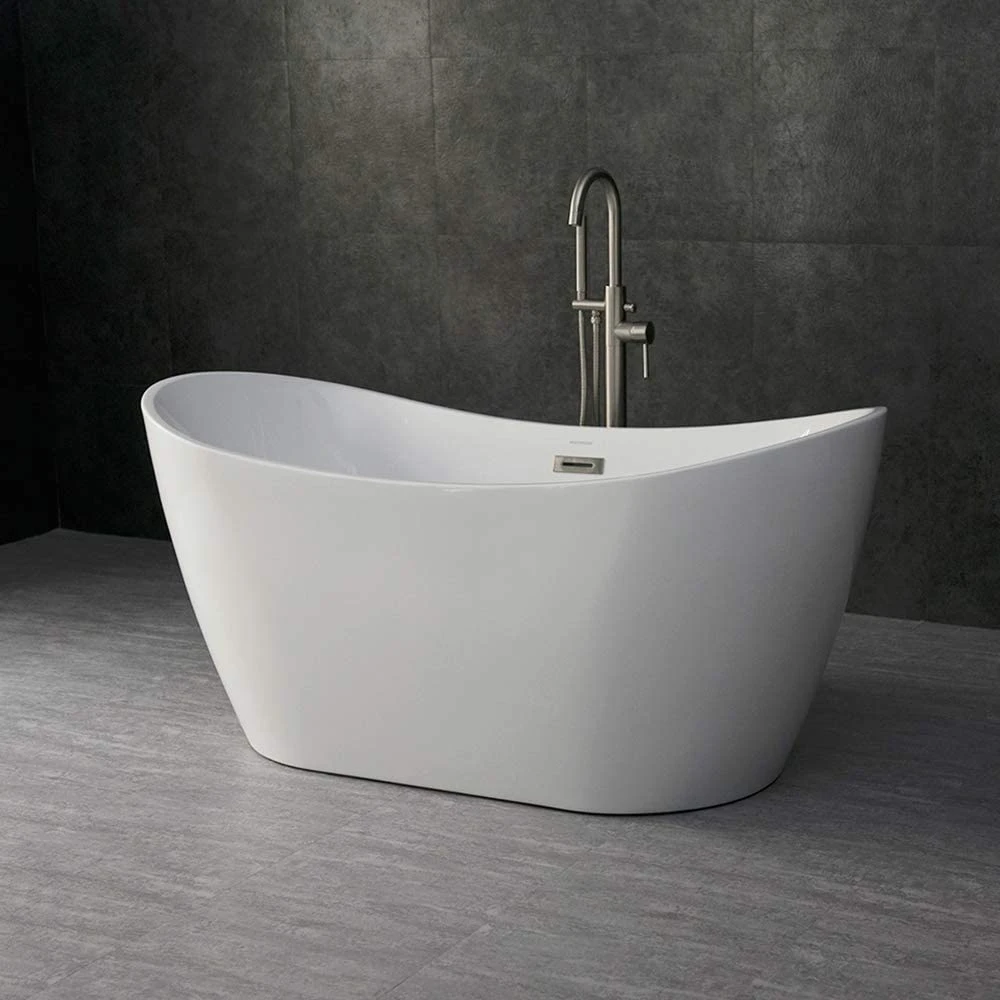 Simple Modern Acrylic White Bathtub (BG-3016)