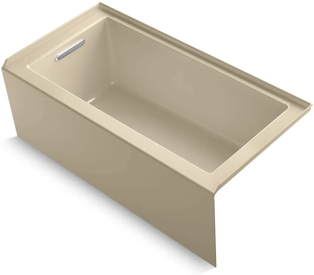 Simple Modern Acrylic White Bathtub (BG-3016)