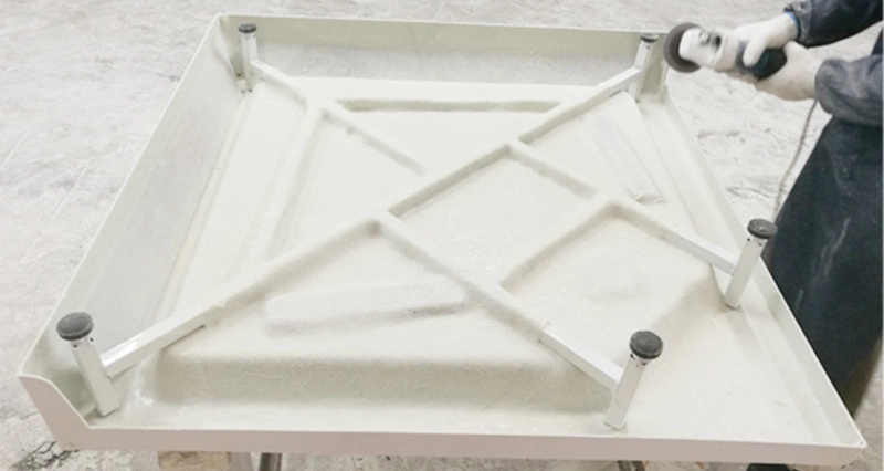 White Sector Acrylic Shower Tray in Size 800X800mm