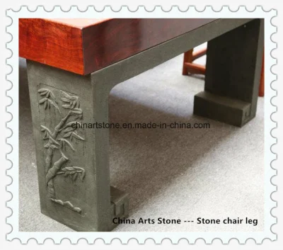 Green Stone Marble Desk for Arts Room