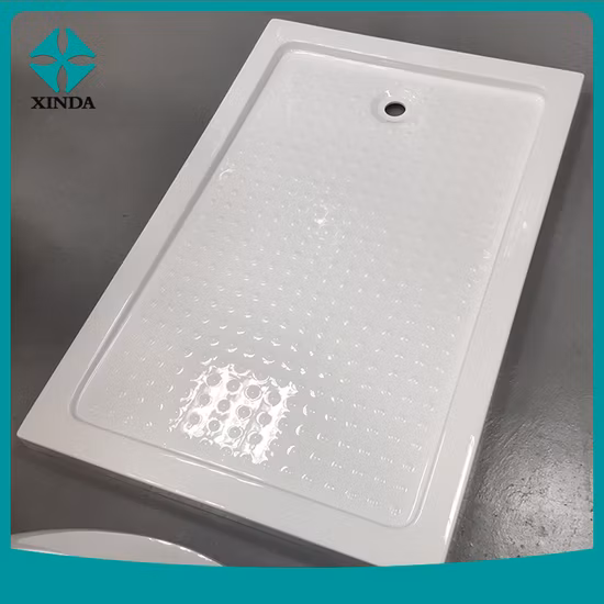 High Quality Artificial Stone Bathroom Bathtubs Furniture White Round Acrylic Bath Tubs